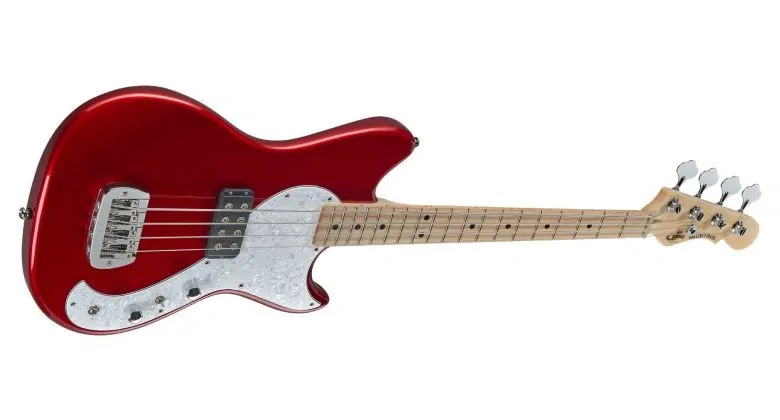 G&L Tribute Fallout Bass Candy Apple Red, MP