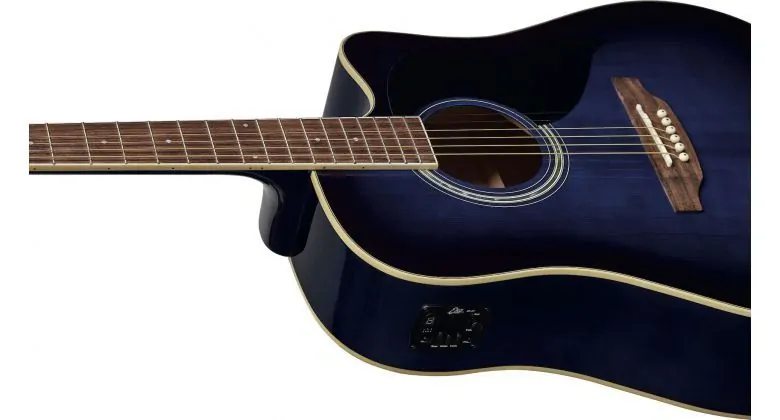 EKO Ranger CW EQ Blue Sunburst
