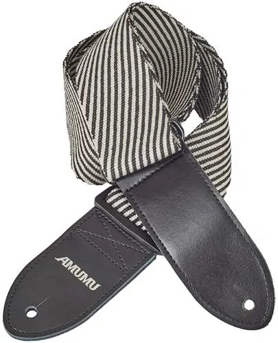 AMUMU Black & White Tweed Strap