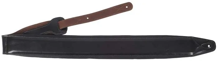 AMUMU LE04-BK Leather Padded Strap