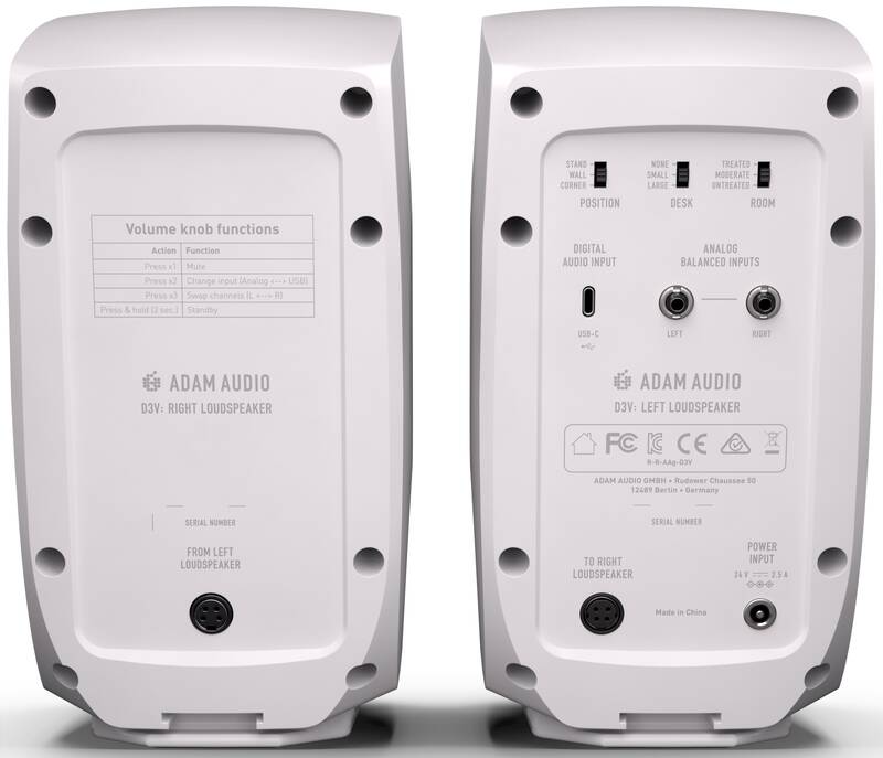 ADAM AUDIO D3V White