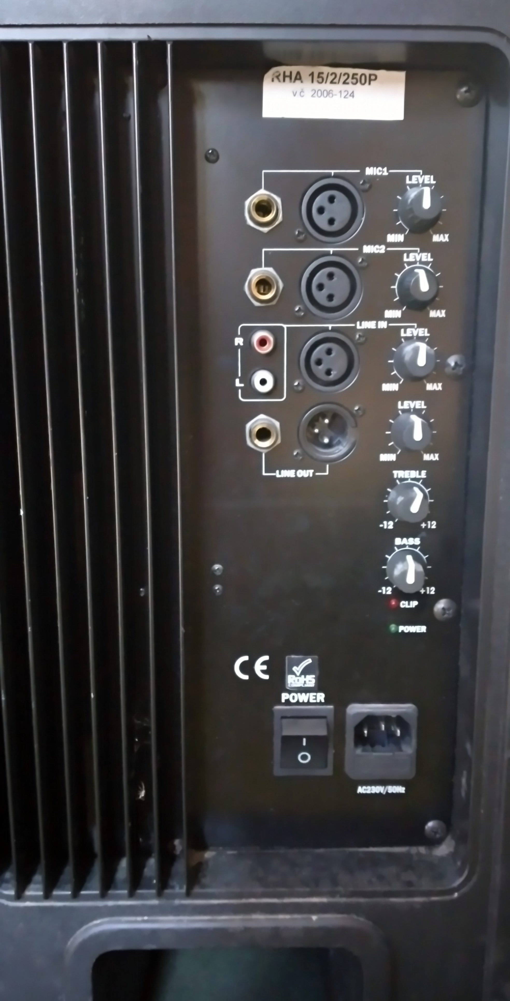 RH SOUND RHA 12/2/250P
