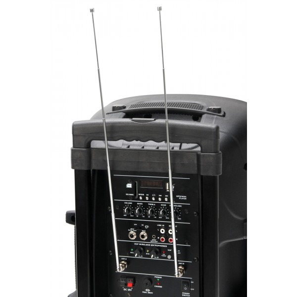 Pronomic Aktivní box 15" s akumulátorem MP3/BT/MIC/Headset