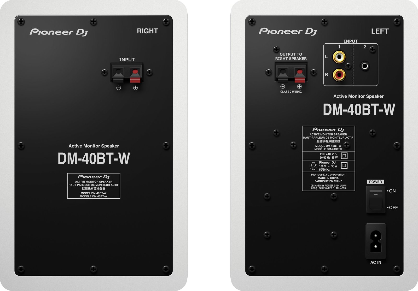 Pioneer Dj DM-40BT-W