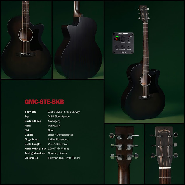 Sigma Guitars GMC-STE-BKB