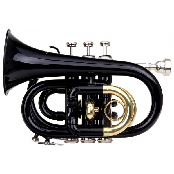 Classic Cantabile Bb Kapesní trumpeta, černá