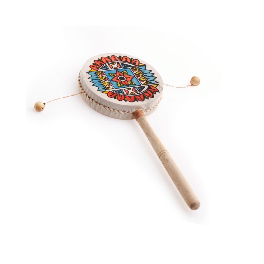 Etno - Budhistický meditační bubínek střední