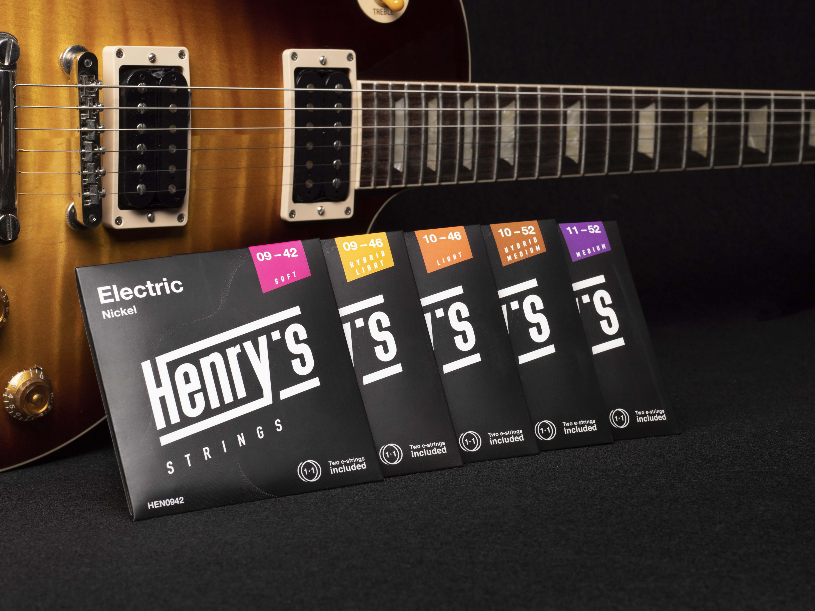 HENRY'S STRINGS HEN1052 Electric Nickel - 010“ - 052“