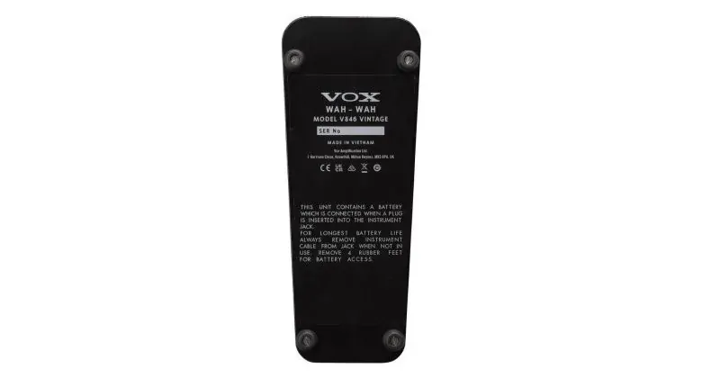 VOX V846 Vintage Wah