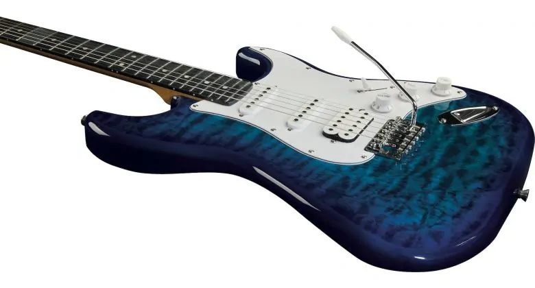 EKO S-350 See Thru Blue Quilted