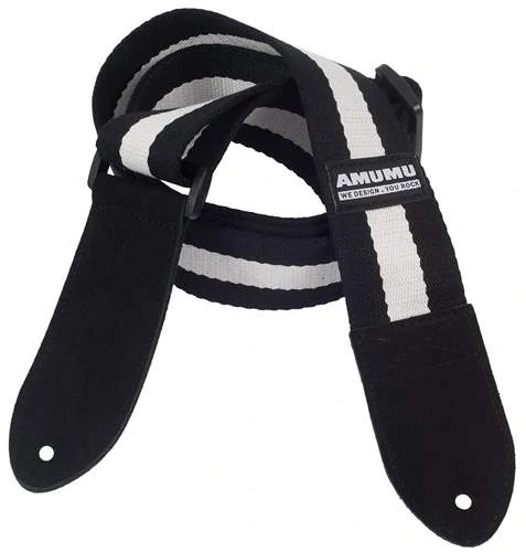 AMUMU Black & White Stripes Strap