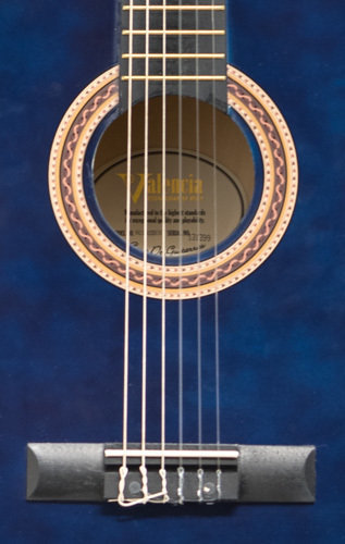 Valencia VC102 1/2 Blue Sunburst 