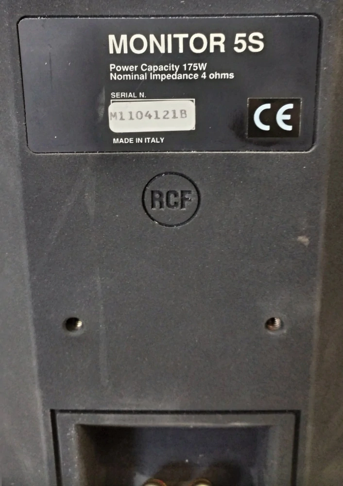 RCF 5S - pár