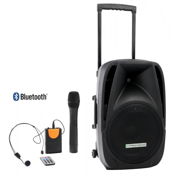 Pronomic Aktivní box s akumulátorem MP3/BT/MIC/Headset
