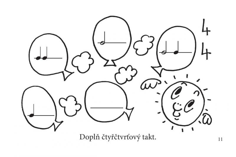 Vozar Martin, Pospíšilová Vlasta : Učíme se noty znát - pracovní sešit 3