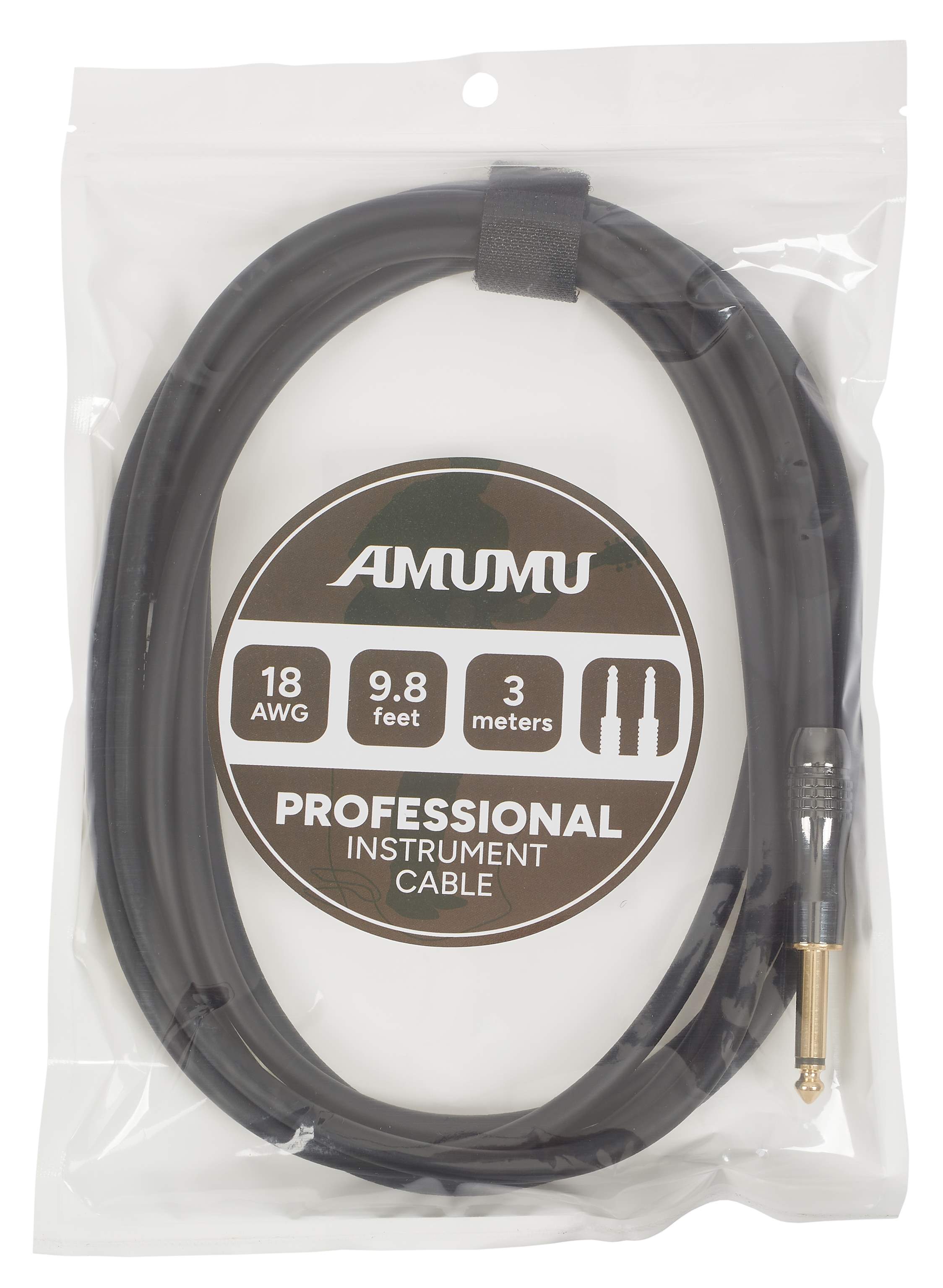 AMUMU Premium Instrument Cable 3 m