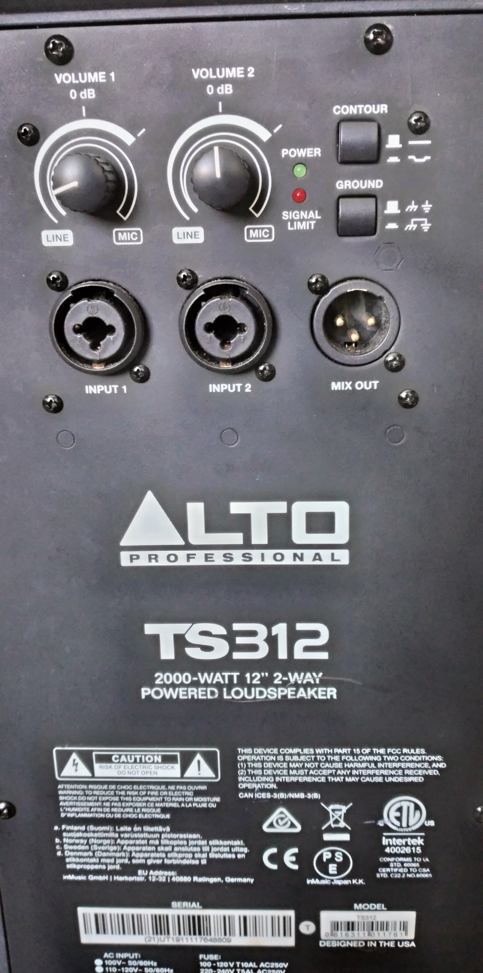 Alto Truesonic TS312 + obal