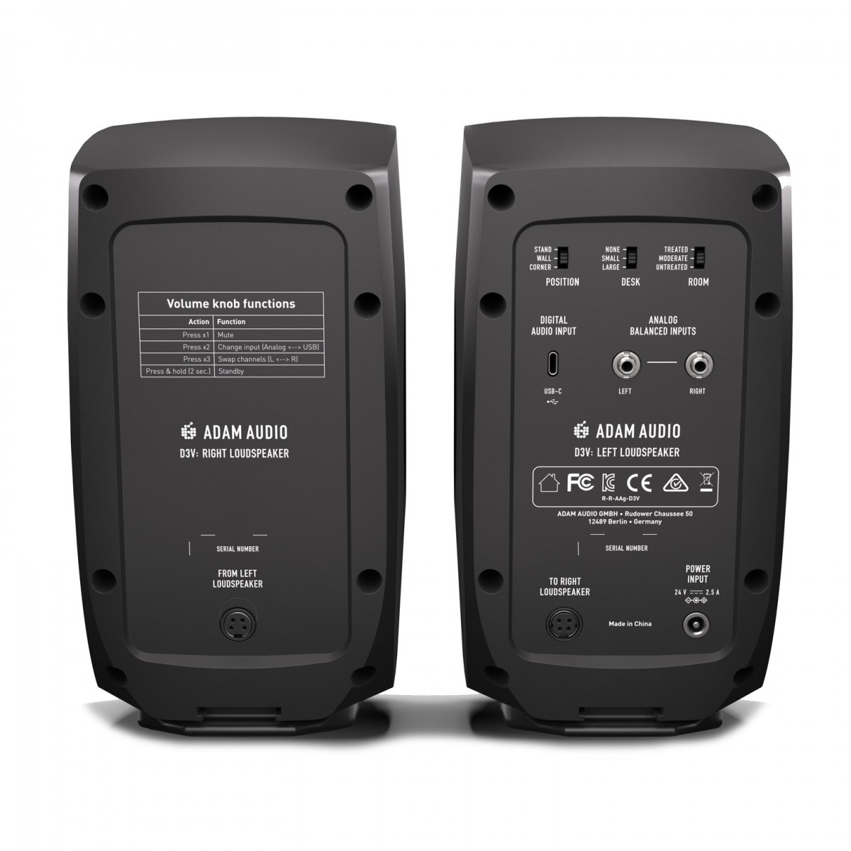 ADAM AUDIO D3V Black