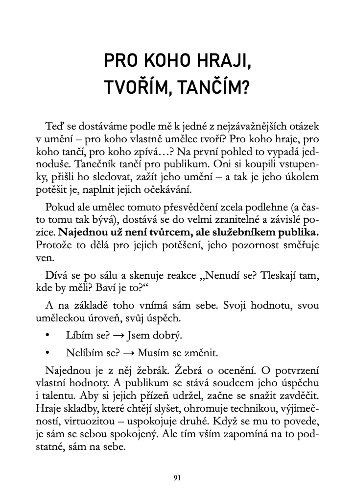 Cyril Kubiš: Když pódium chutná po strachu