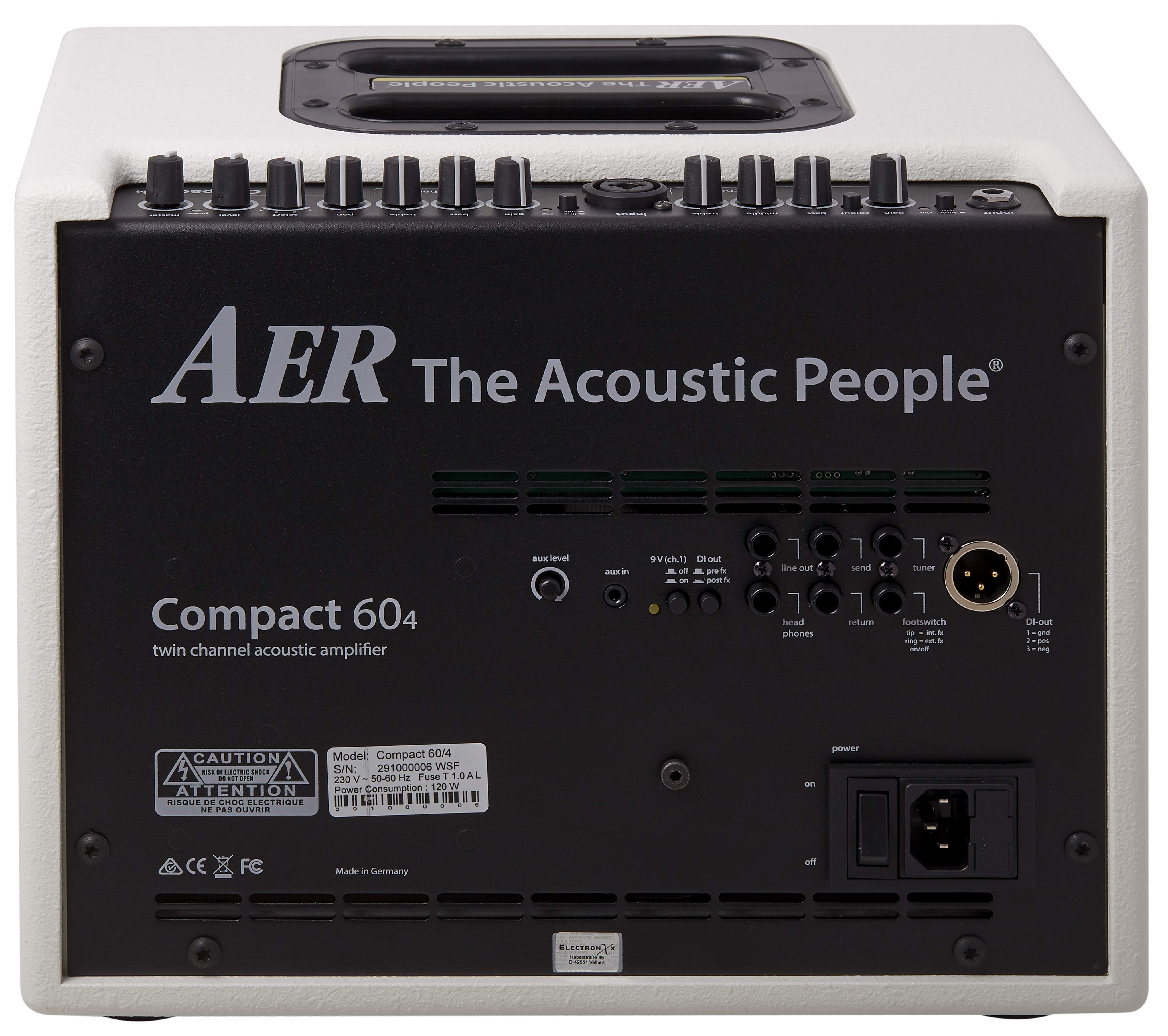 AER Compact 60 IV White Spatter Finish