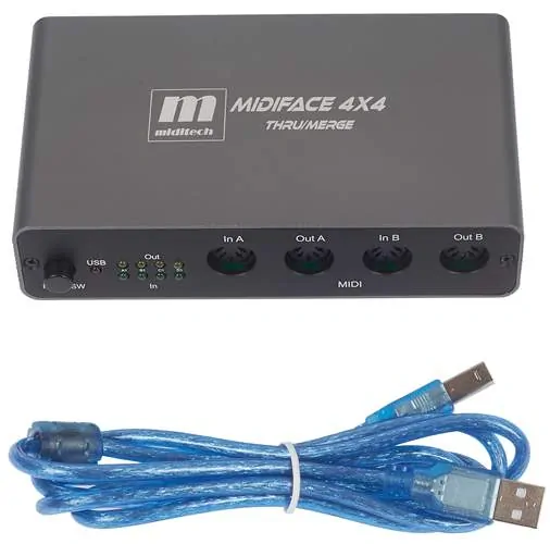 MIDITECH MIDI face 4x4 thru/merge