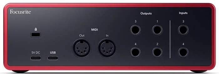 FOCUSRITE Scarlett 4i4 4th Gen