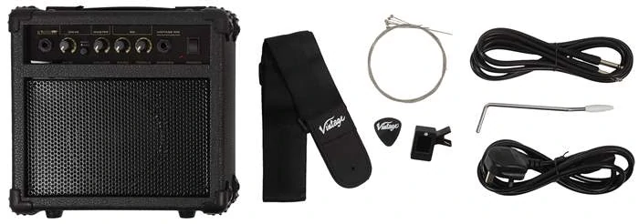 VINTAGE V60 Coaster Electric Guitar Pack BK