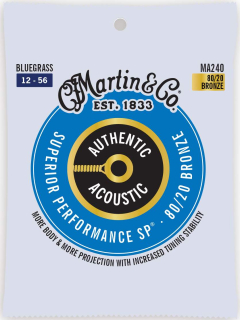 MARTIN MA240 Authentic SP 80/20 Bronze Bluegrass