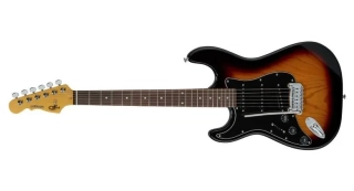 G&L Tribute Legacy Lefty 3-Tone Sunburst, RW