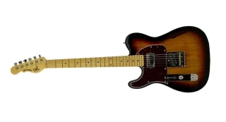 G&L Tribute ASAT Classic Bluesboy Semi-Hollow Lefty 3-Tone Sunburst, MP