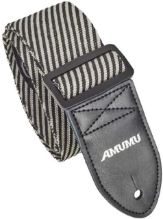 AMUMU Black & White Tweed Strap