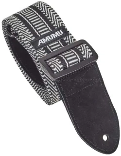 AMUMU Black & White Weave Strap