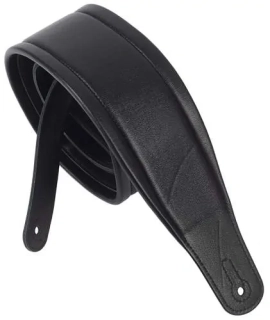 AMUMU LE05-BK Leather Padded Strap
