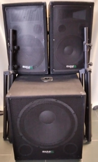 Ibiza SUB18A+CUBE1812 + stojany