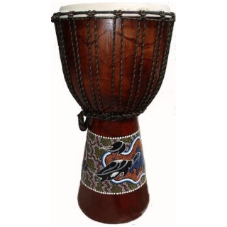 Etno - Djembe malované, výška 40cm