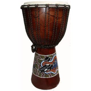 Etno - Djembe malované, výška 50cm